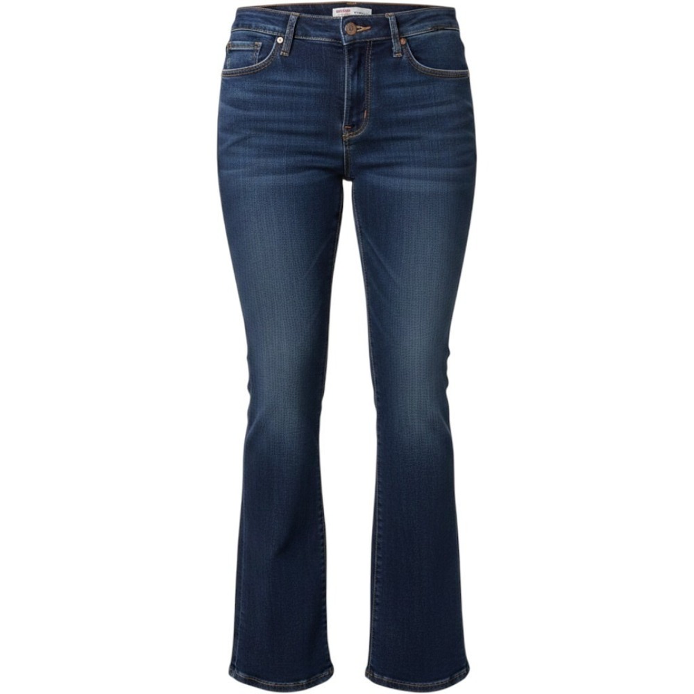 Levi Strauss Signature Women's 31x30 Jeans Mid Rise Bootcut Dark Wash Stretch